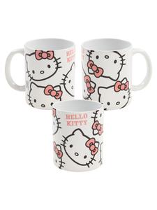 Кружка Hello Kitty с бантом по всей поверхности, кофейная, 320 мл, белая Hello Kitty