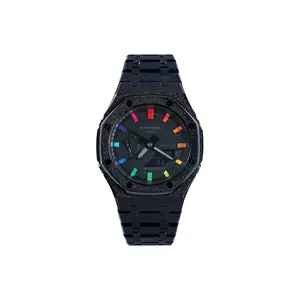 CASIO Мужские часы Men Liquid Crystal/Analog Dual Display Series Black