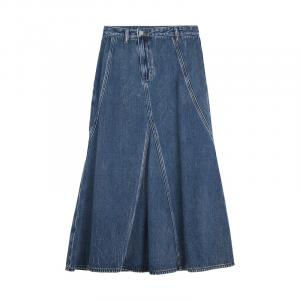 ELLE Джинсовая длинная юбка Women's Blue