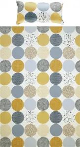 Постельное белье охра-серебро-белый 1x 135x200 см + 1x 40x80 см Erwin Müller