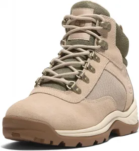 Женские водонепроницаемые походные ботинки Timberland White Ledge Mid с шнуровкой, светло-бежевый