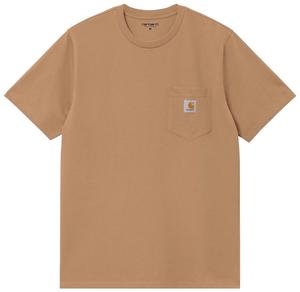 Футболка с коротким рукавом и карманом Carhartt WIP, коричневый