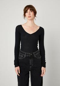 Топ с длинными рукавами MASSACHUSETTS American Vintage, черный