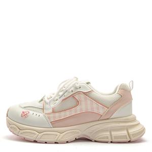 Износостойкие дышащие низкие массивные кроссовки Women's Far waves, белый