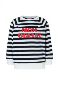 Толстовка sportives с рукавами 3/4, gestreift More & More, Marine/Offwhite