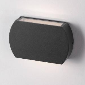 Уличный настенный светильник Nova Luce Fedor, алюминий / прозрачное стекло - антрацит