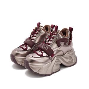 Кроссовки женские толстые низкие Milan Love Song, фиолетовый