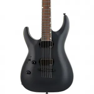 Электрогитара ESP LTD MH-1000 Baritone для левшей, черный сатин