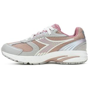 Diadora Износостойкие низкие повседневные туфли женские, розовые, серебристые