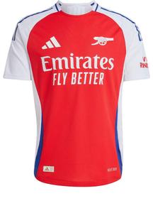 Футболка арсенал 24 25 домашняя аутентичная футболка азия размеры Adidas, алый