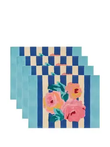 Набор nizam stripes из четырех ковриков, 48х35 см, Lisa Corti, синий