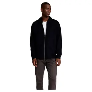 Толстовка Selected Emanuel Soft full zip, черный