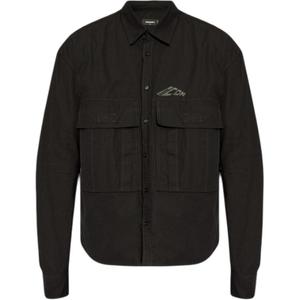 Dsquared 2 Рубашка с длинными рукавами Dsquared2 Icon Logo Printed Long Sleeve Shirt