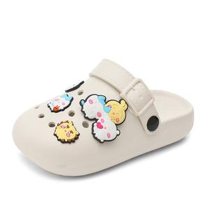 Детские тапочки с низким верхом, устойчивые к истиранию, водонепроницаемые и дышащие, легкие, с амортизацией QIQUDUCK, бежевый