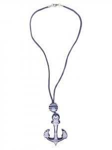 Collezione alessandro Длинное ожерелье "Мерль" синего цвета