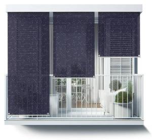 Рулонные шторы Tulup Nachtsterne und Sternbilder, 80x290x1 см, ночной синий