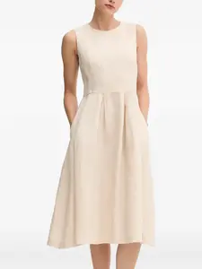 Вязаный кардиган Oui, бежевый