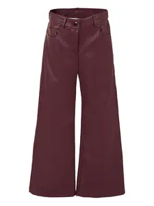 Брюки широкого кроя Msgm Kids, красный