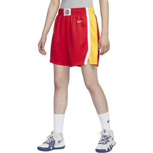 Баскетбольные шорты женской сборной Китая по баскетболу Олимпийской серии, женские, комета, красные Nike