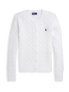 Вязаный кардиган Polo Ralph Lauren, белый