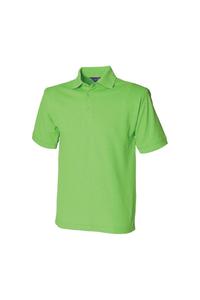 Рубашка поло из плотного поликоттона Henbury, зеленый
