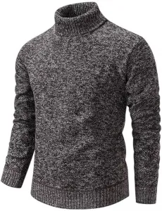 Мужской однотонный свитер с длинным рукавом
