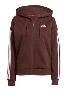Спортивная толстовка с капюшоном на молнии ADIDAS SPORTSWEAR Essentials, Chocolate