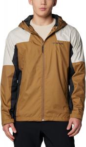 Водонепроницаемая куртка-дождевик Columbia Men's Inner Limits III, Delta/Dark Stone/Black