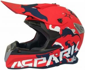 Шлем для мотокросса Woljay, красный