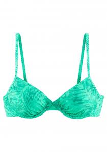 Бикини-топ-футболка JETTE, изумрудный/мятный