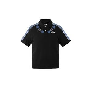 Мужская поло с коротким рукавом THE NORTH FACE, черный