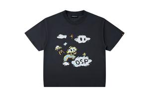 Футболка унисекс DANGEROUSPEOPLE, Бежевый/Серый