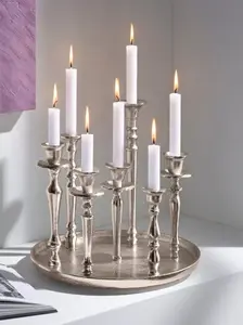 Heine домашний подсвечник Heine home 32 см, цвет silberfarben