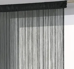 Проволочная штора - черная - 90x200 см - Atmosphera créateur d'interieur ATMOSPHERA CREATEUR D’INTERIEUR