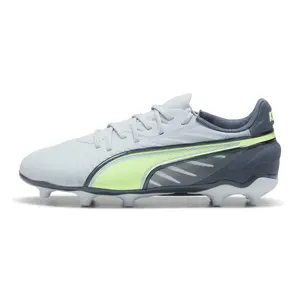 Футбольные бутсы детские Puma King Match FG/AG Jr, серый/синий
