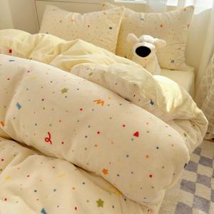 Disney Комплект постельного белья из 4 предметов, простыня на резинке 180x200 см, цвет F-Romantic Starry Sky, терморегуляция, комфорт