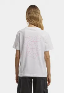 Футболка с принтом в виде линий сердечек Mister Tee, White