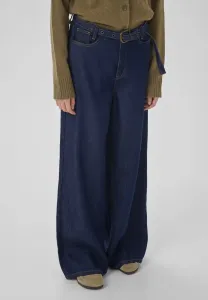 Mwtasma 181 mid xwide wide leg My Essential Wardrobe, Dark Blue Un-Wash