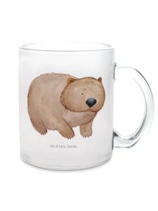 Кружка Вомбат, без слов, прозрачная Mr. & Mrs. Panda