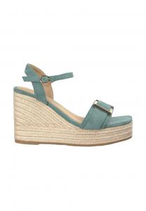 Босоножки на танкетке DE CON Y CIERRE CON HEBILLA - High heeled sandals Alma Blue, зеленый