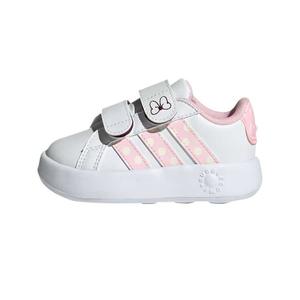 Disney x GRAND COURT Low Top для малышей Cloud White для младенцев и малышей Adidas, белый