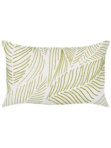 Декоративная подушка Beliani Deko SPANDOREA, цвет weiß/grün