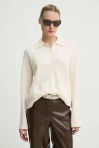 Свитер Abercrombie & Fitch, бежевый