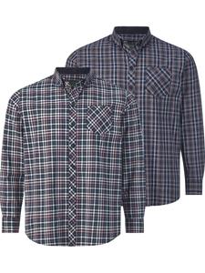 Удобная рубашка на пуговицах Charles Colby  Duke Kipple, темно-синий
