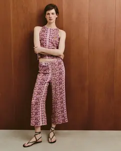 Женские брюки свободного кроя Southern Cotton, розовый