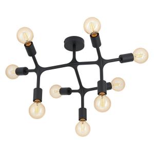 Потолочный светильник Eglo Bocadella, сталь - количество языков пламени: 9