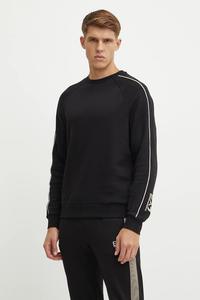 Хлопковая толстовка Ea7 Emporio Armani, черный