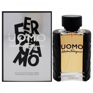 Uomo от Salvatore Ferragamo для мужчин - спрей EDT, 3,4 унции, прозрачный