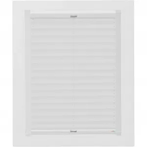 Мансардные жалюзи sunlines плиссе «Молодой стиль энергосбережения», затемняющее, энергосберегающее, натяжное, с энергосберегающим эффектом, с направляющими, цвет weiß + weiß