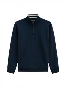 Marc O'Polo DENIM Свободная спортивная куртка Troyer темно-синего и бирюзового цвета